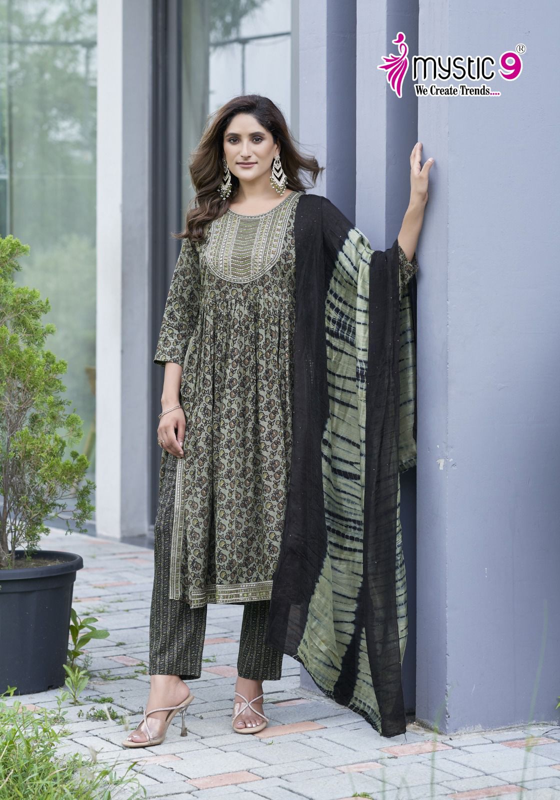 Black Beauty Vol 3 By Mystic 9 Rayon Printed Kurti With Bottom Dupatta Wholesale Shop In Surat
